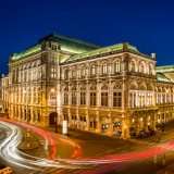 Vienna Opera House at Dusk by Jim Duckworth